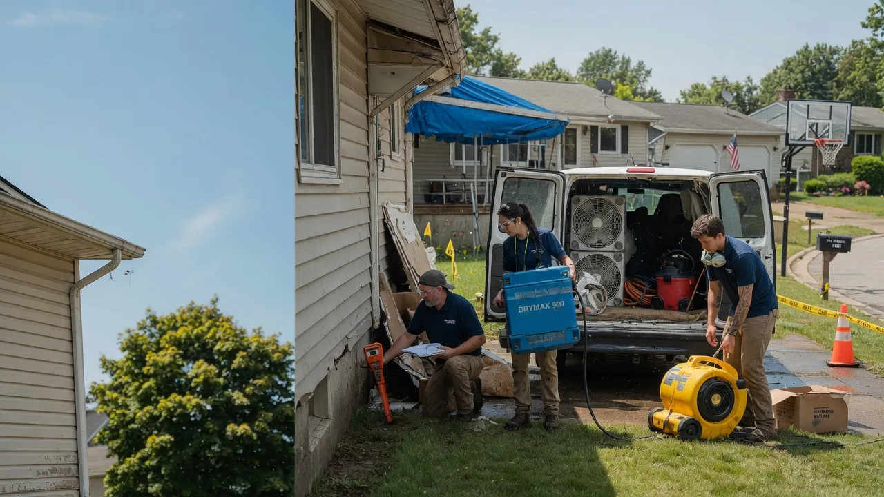 Ceiling Leak Cleanup in Golden Gate, IL near me
