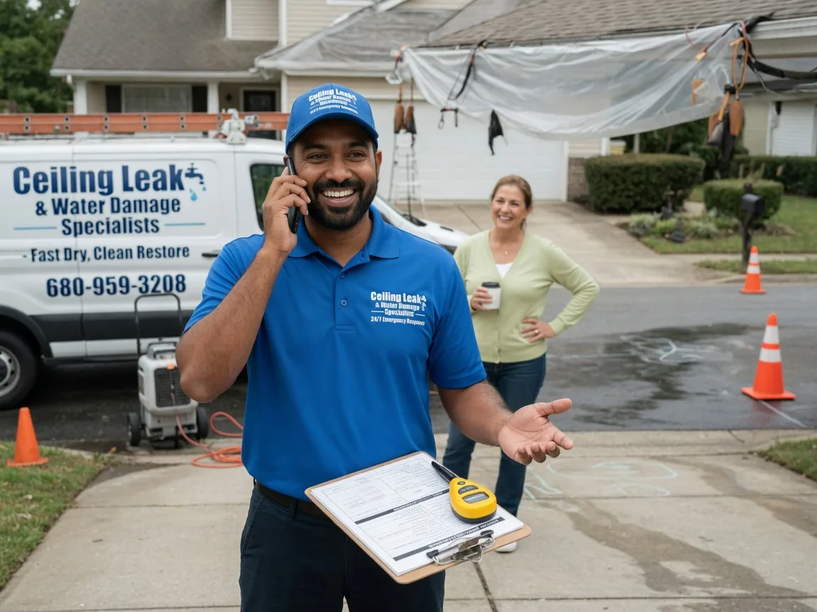 Ceiling Leak Cleanup Golden Gate, IL FAQs